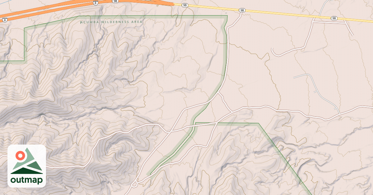 Map of BLM National GTLF Public Motorized Roads ff8907ce-2b62-4a6c-aaf0-315c5fe950e1