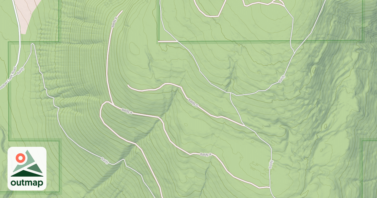 Map of BALDY A