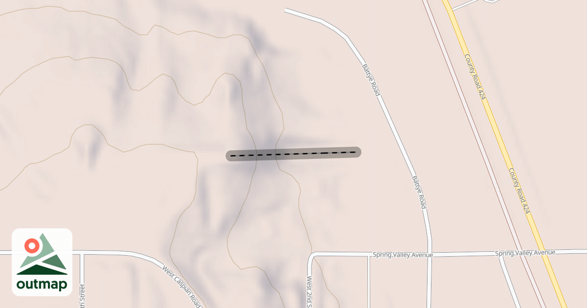 Map of Ski Jump Hill
