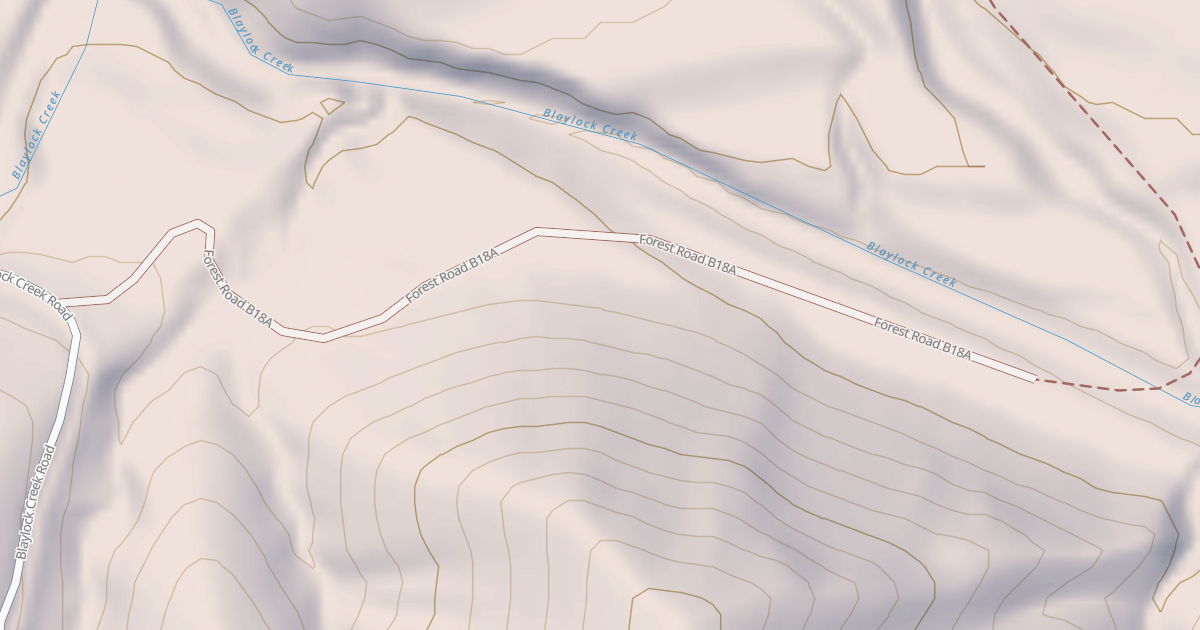 Map preview of USFS Motor Vehicle Use Map Roads {516E1CF0-AD60-4389-9C0C-EA3FF35B8250}
