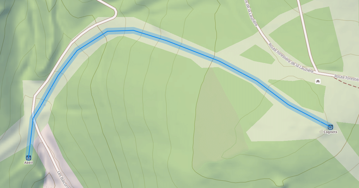 Map preview of Les Cognets