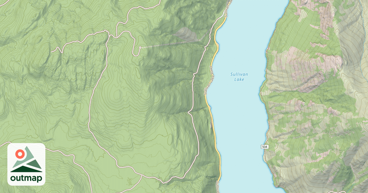 Map of RADIO SPUR