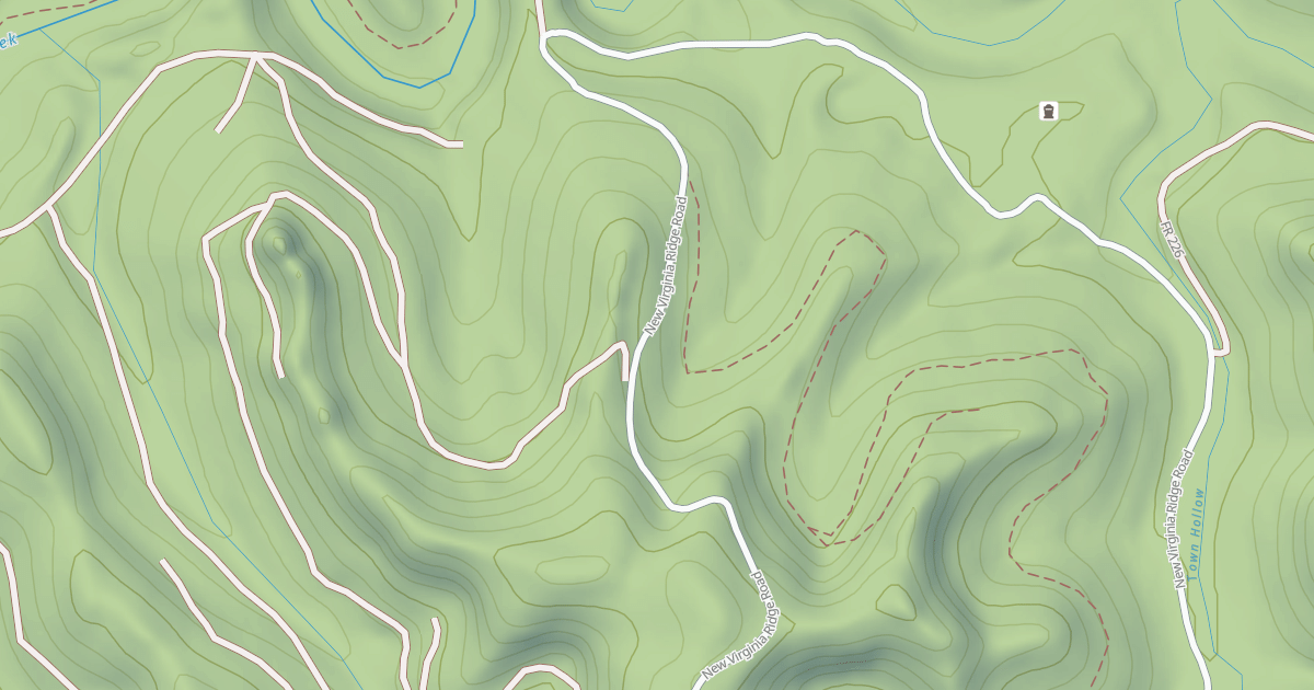 Map preview of NEW VIRGINIA CEMETERY