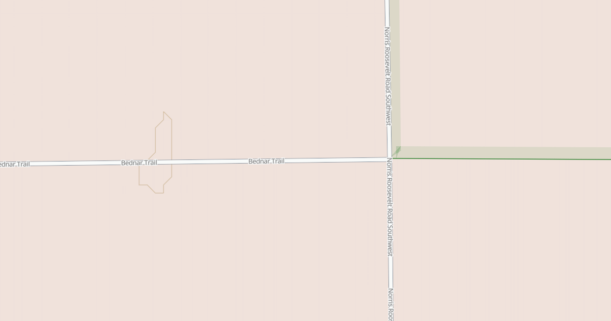 Map preview of Warroad/Roseau Trails