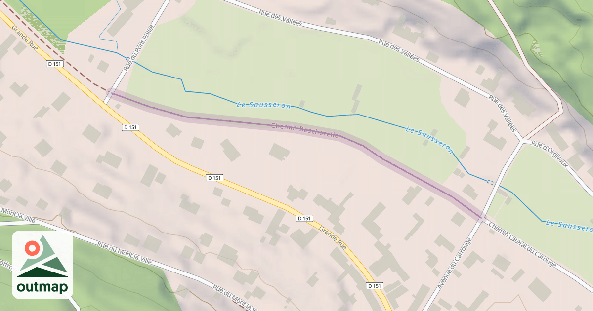 Map of Chemin Bescherelle