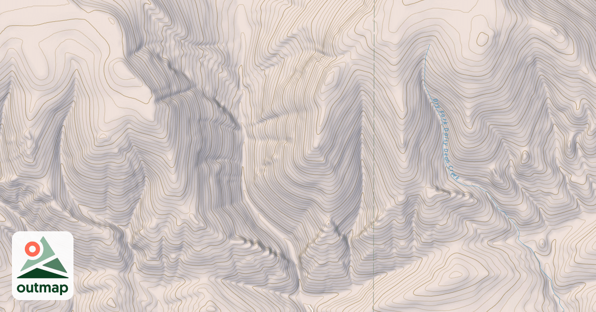 Map of Nevada Creek
