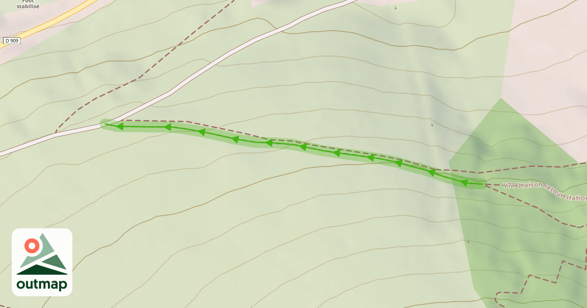 Map of VTT Liaison retour station