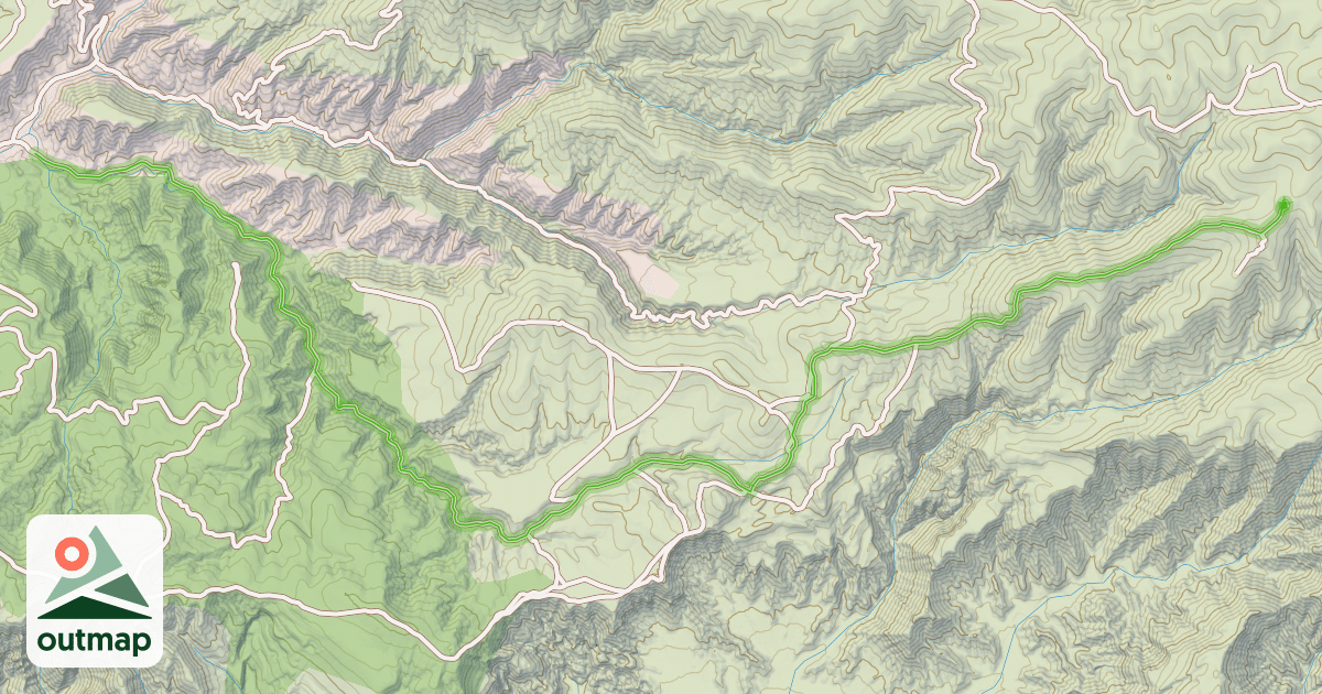Map of Ballinger Canyon Road