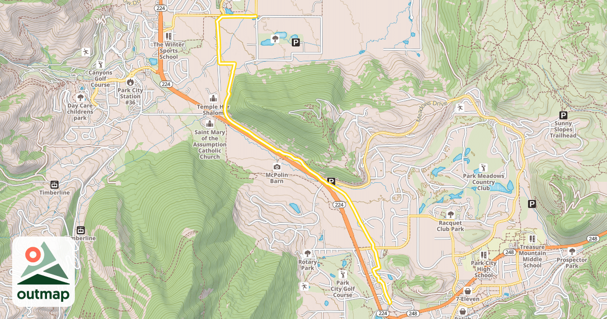 Map of McLeod Creek Trail