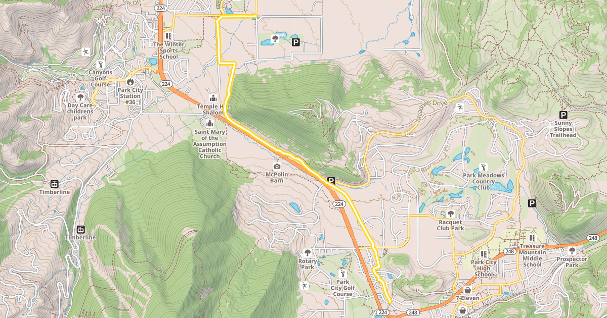 Map preview of McLeod Creek Trail