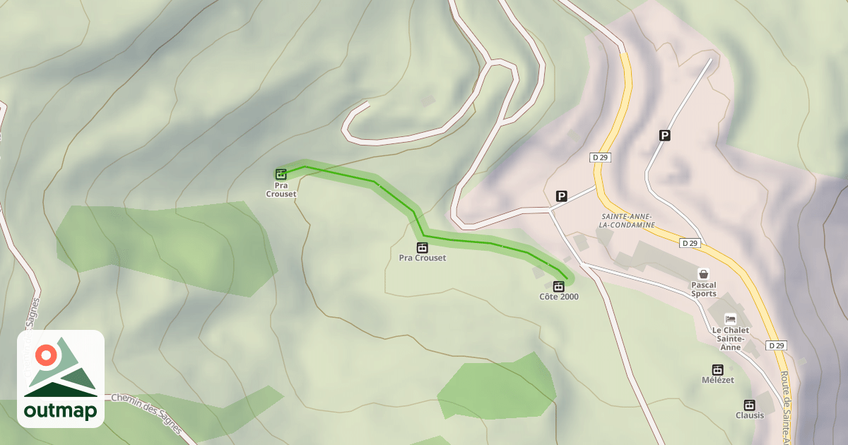 Map of Les Minots