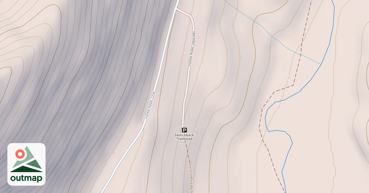 Map of USFS Motor Vehicle Use Map Roads {F11A6496-9B99-4D1E-AAB1-6555A5CD0895}