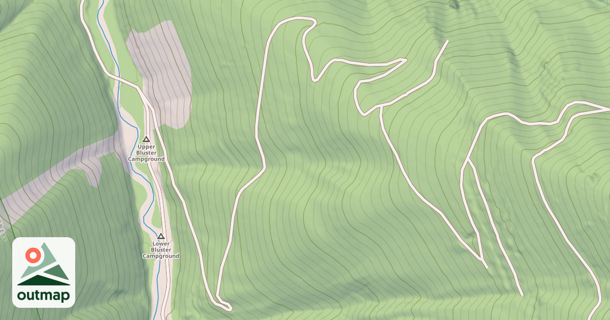 Map of BLUSTER MINE
