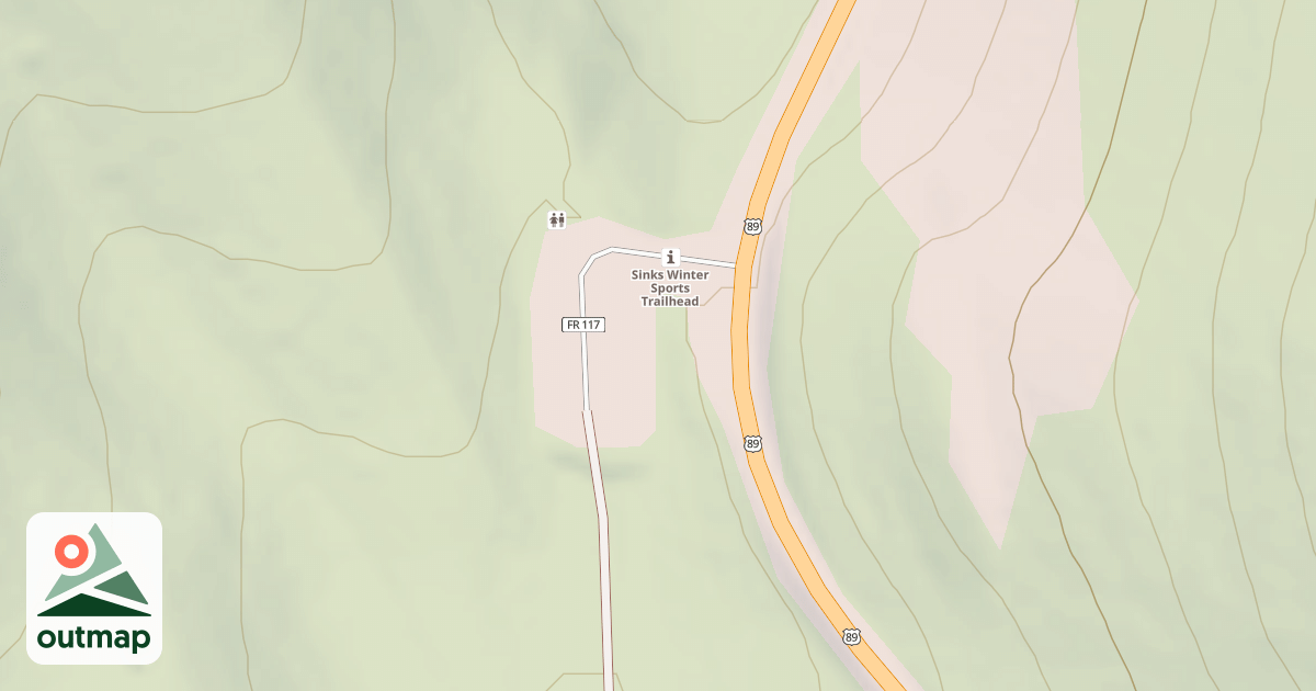 Map of SINKS WINTER SPORTS T.H.