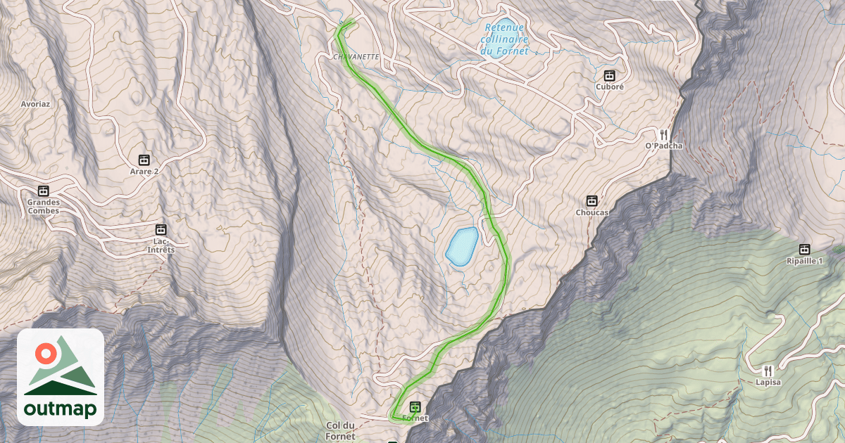 Map of Fornet