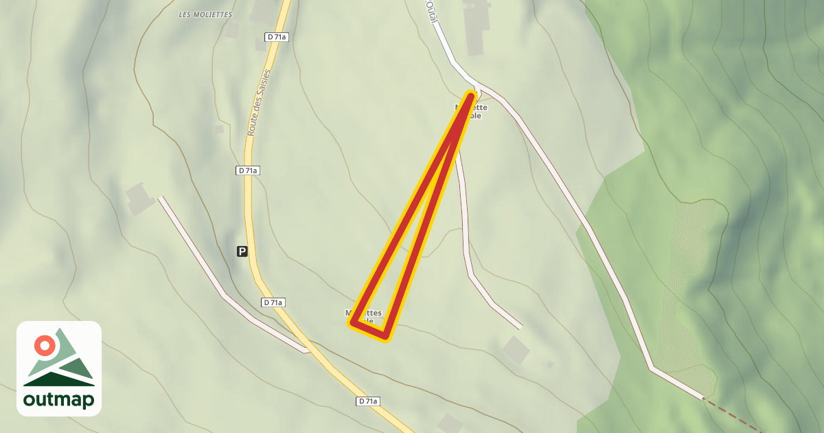 Map of Moliettes Ecole
