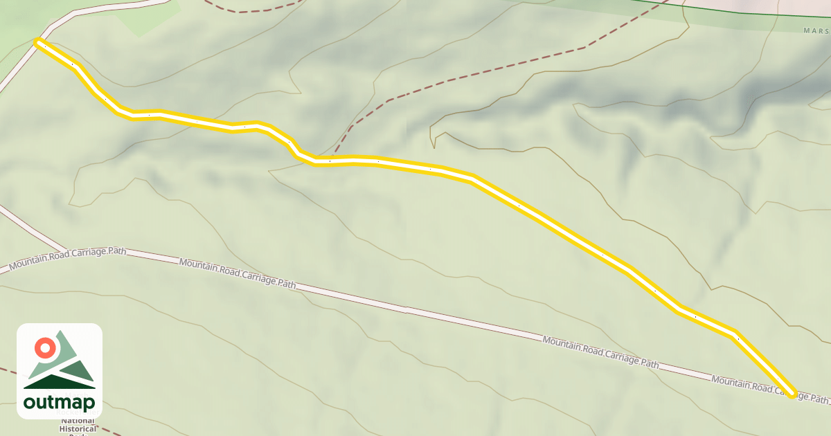 Map of Pogue Brook Trail