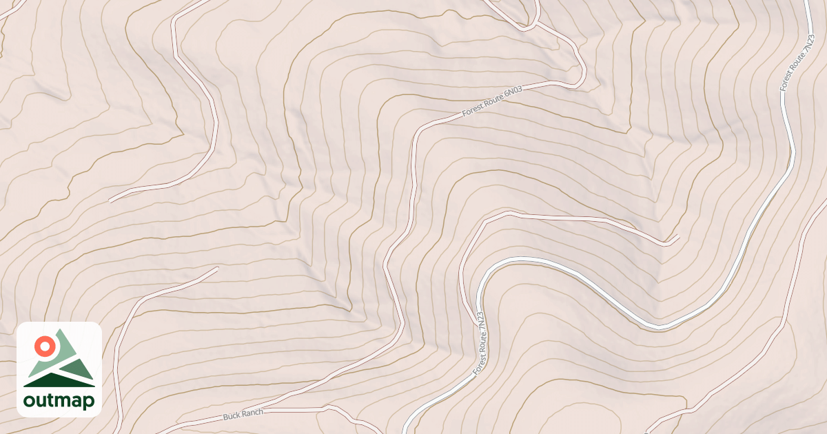Map of USFS Motor Vehicle Use Map Roads {14CEBE40-1DC7-484E-BD0F-BC73E6368655}