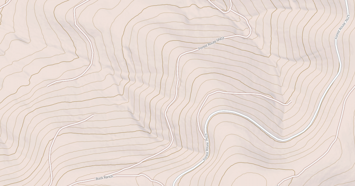 Map preview of USFS Motor Vehicle Use Map Roads {14CEBE40-1DC7-484E-BD0F-BC73E6368655}