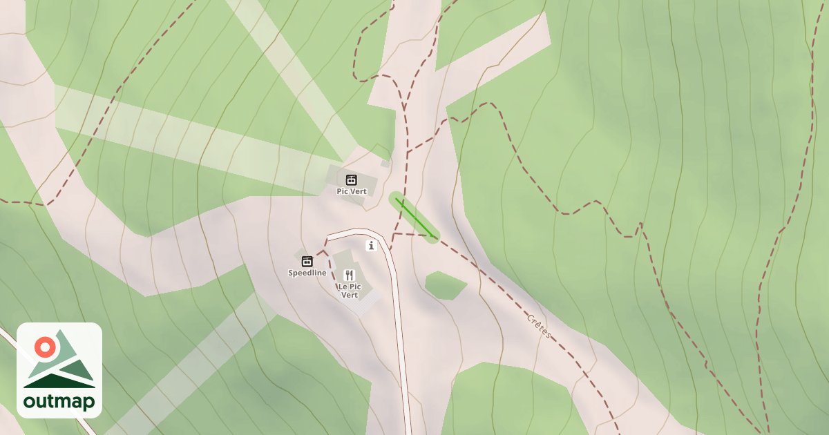 Map of Crêtes