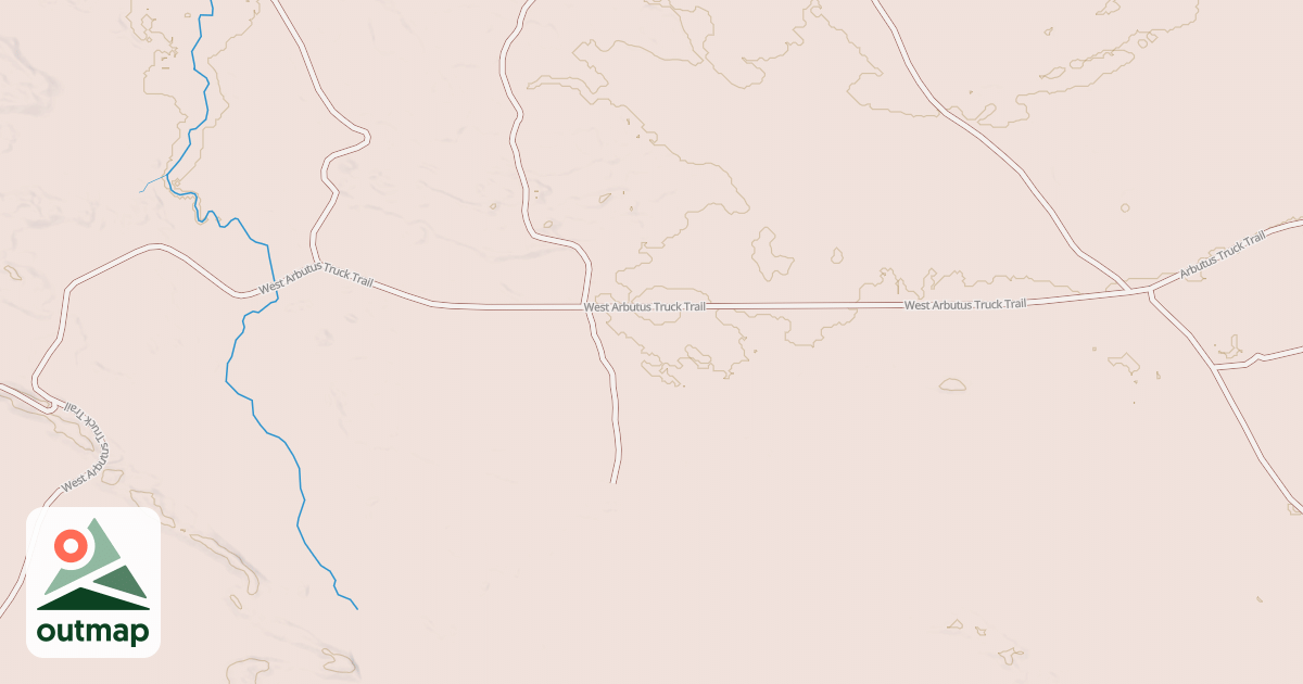 Map of ARBUTUS LAKE