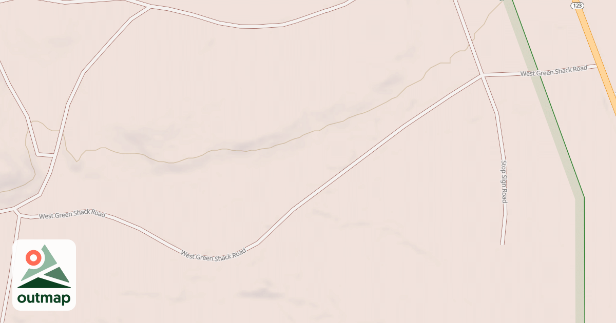 Map of M-123 SPUR 3674A