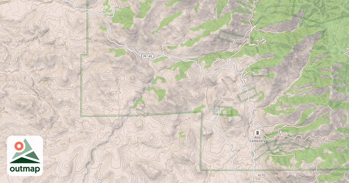 Map of ALTO SITE