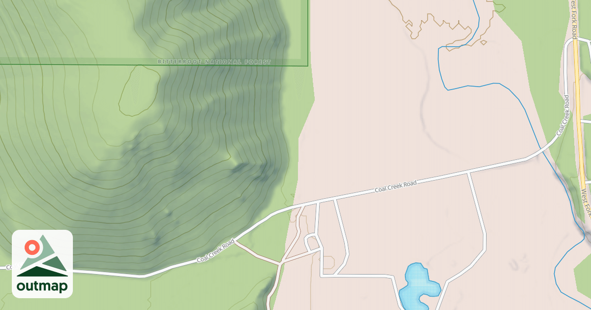 Map of (FDR) COAL CREEK