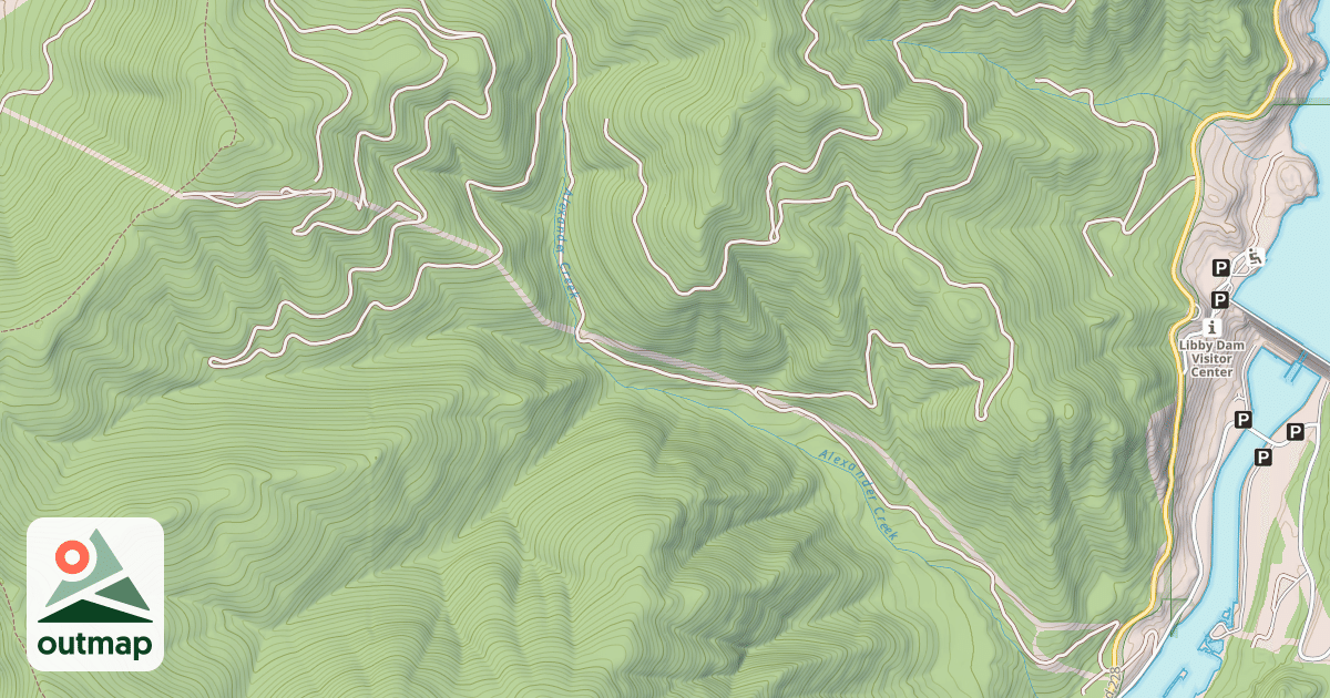 Map of ALEXANDER CREEK