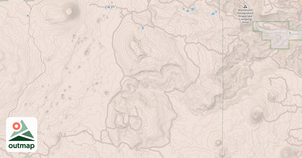 Map of TIPPETS VALLEY