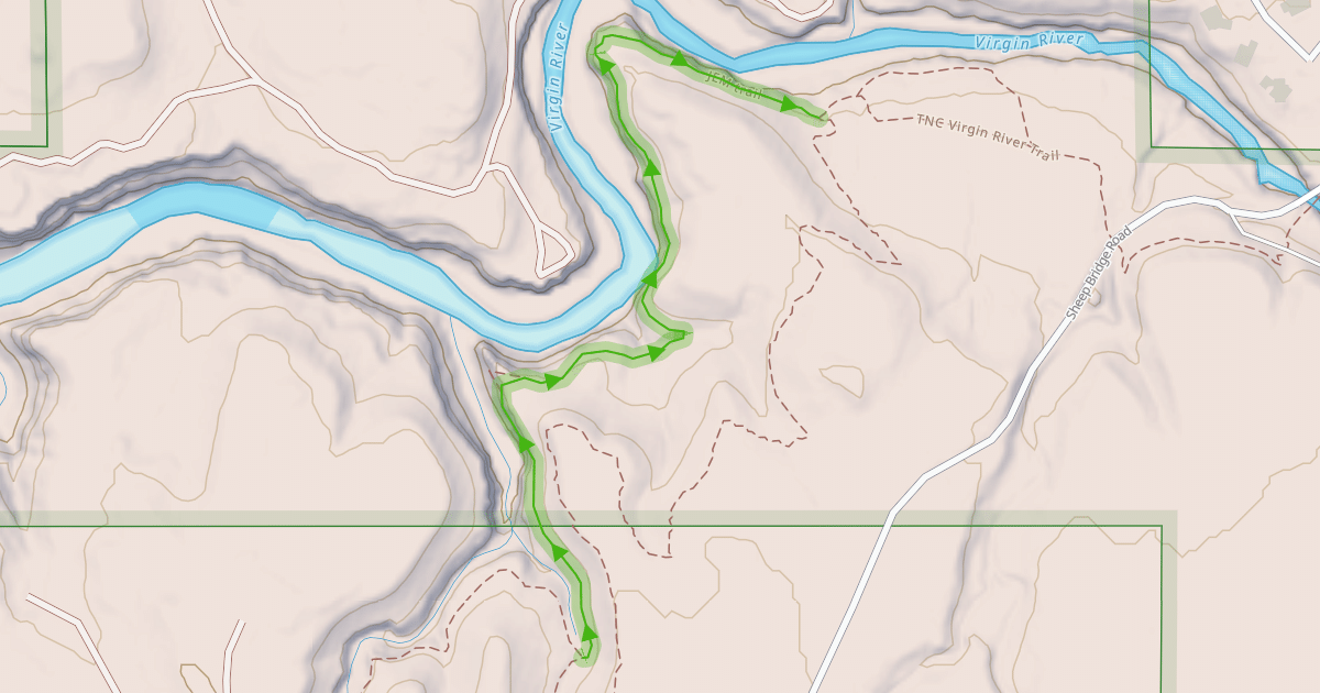 Map preview of JEM Trail
