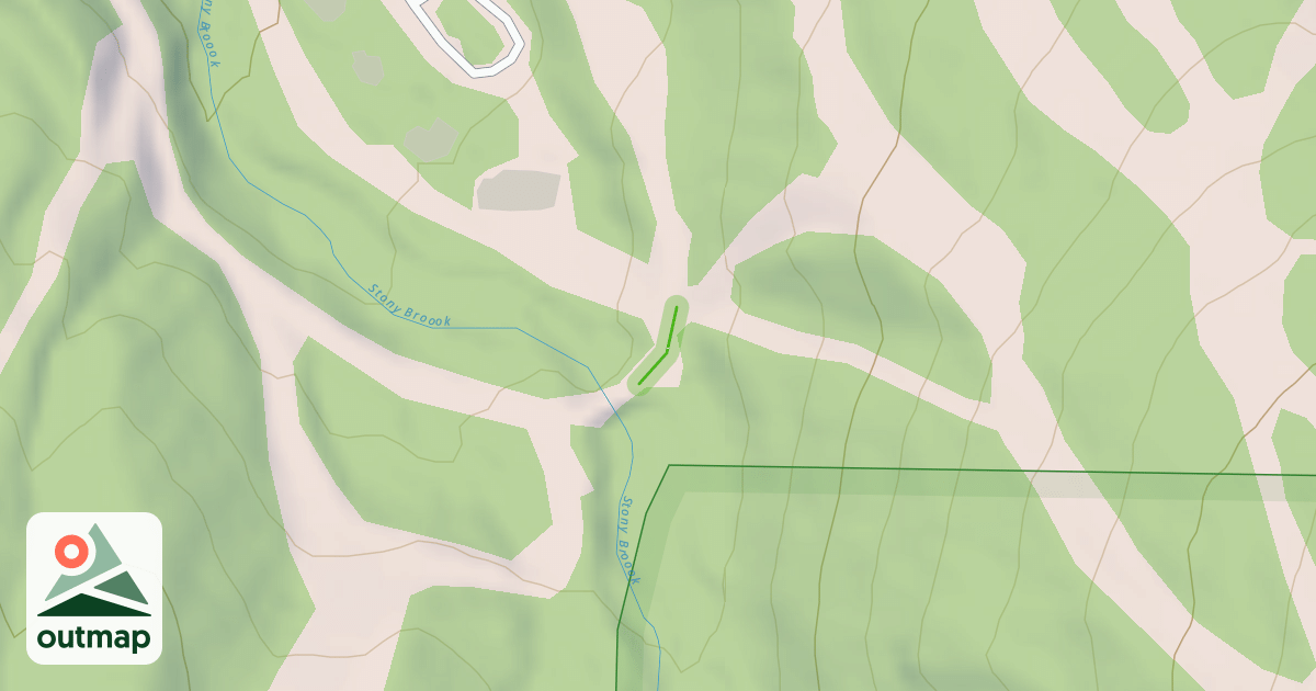 Map of Bear Notch Pass