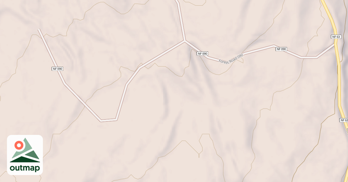 Map of USFS Motor Vehicle Use Map Trails 17954