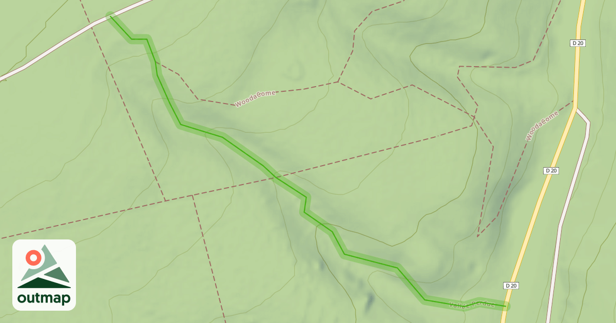 Map of Vallée Perdue