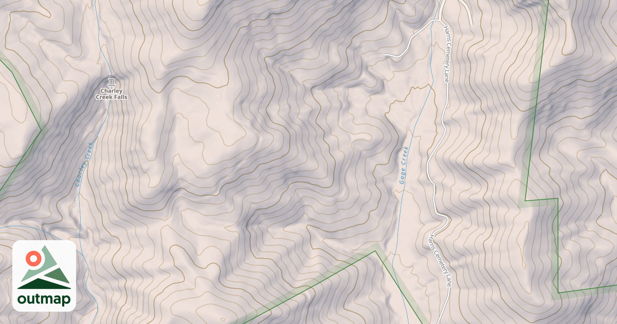 Map of GAGE CREEK