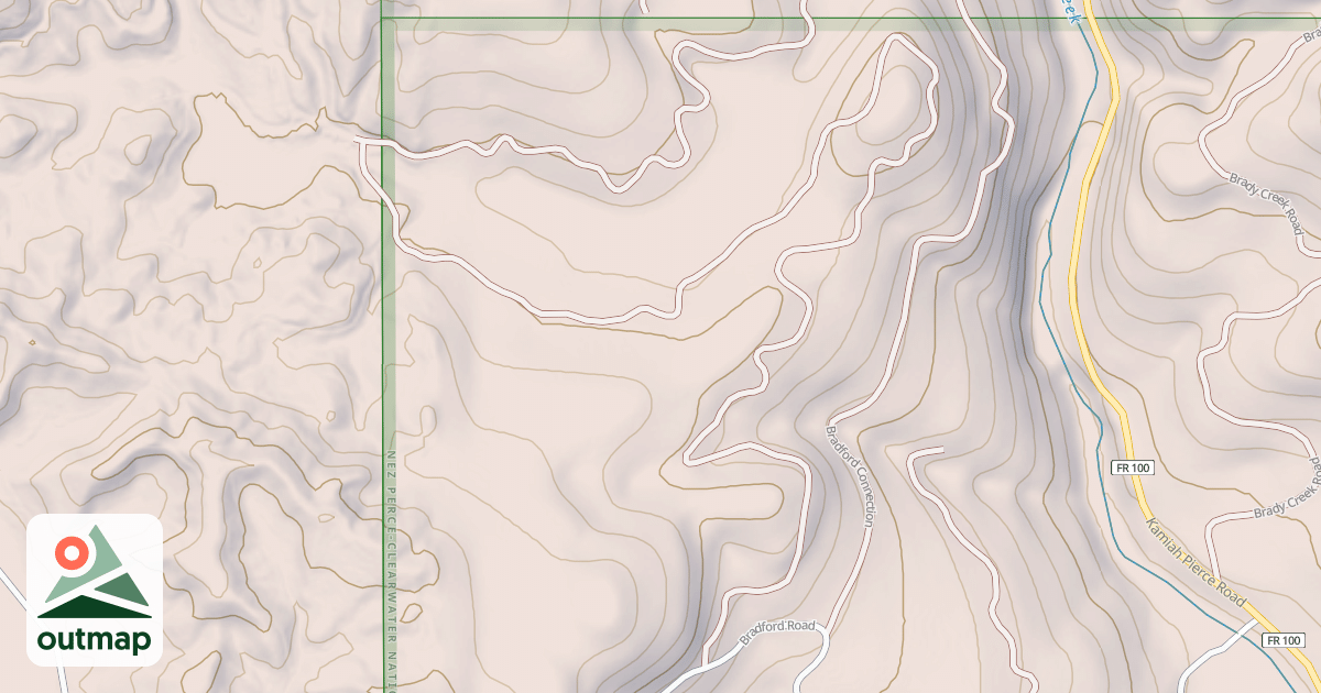 Map of BRADFORD C