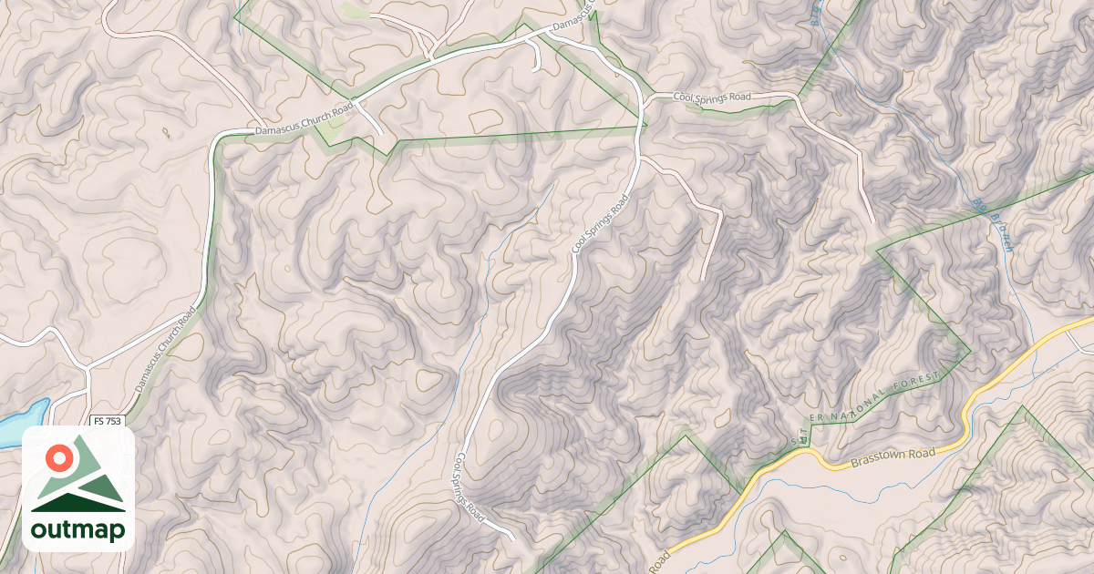 Map of COOL SPRINGS
