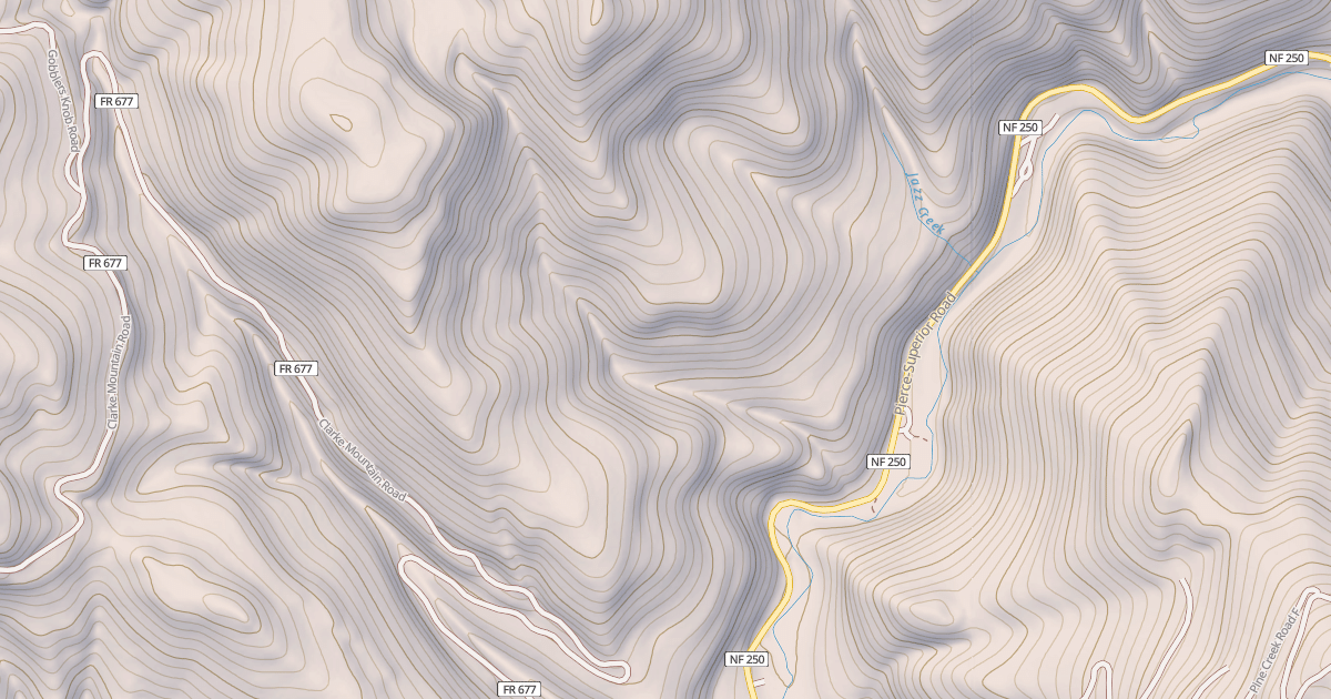Map preview of CLARKE MOUNTAIN B
