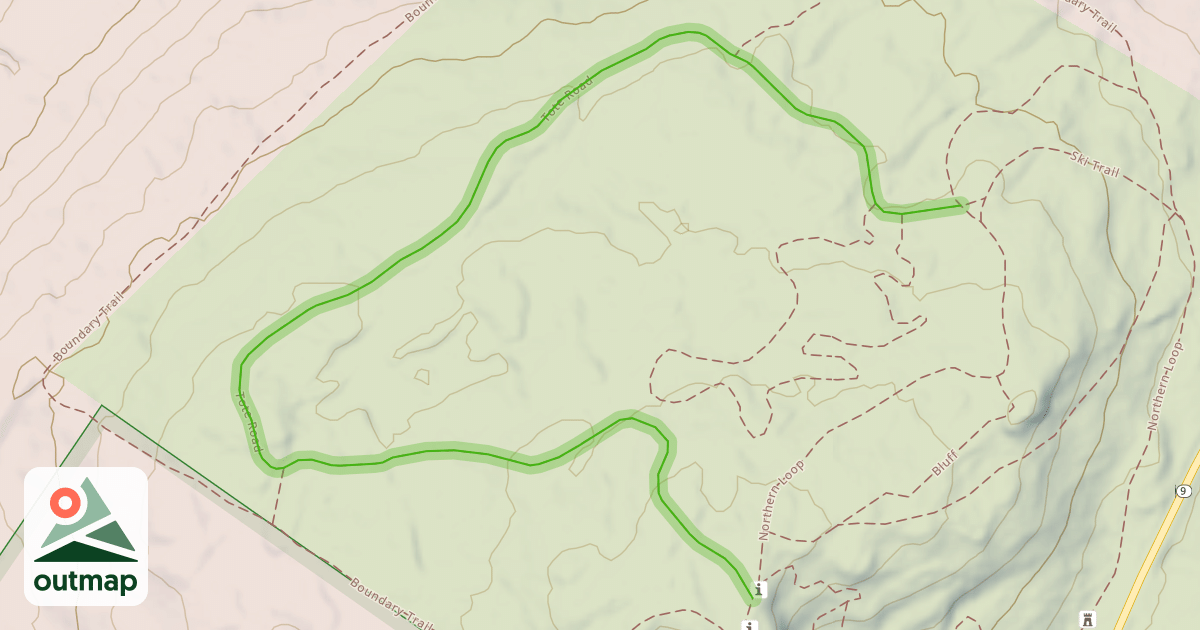 Map of Tote Road