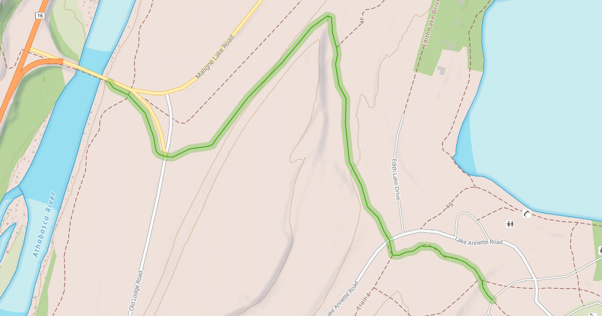 Map preview of Bighorn Alley Trail 13
