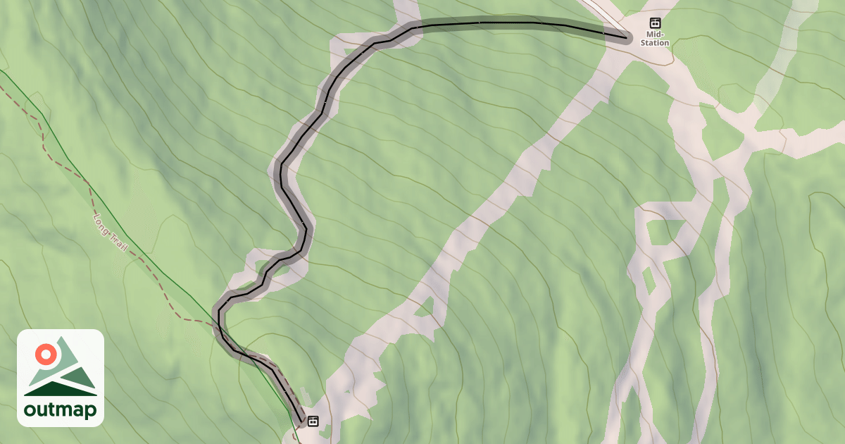 Map of Fall Line