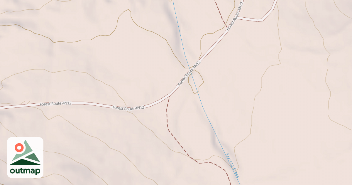 Map of USFS Motor Vehicle Use Map Trails 244142010602