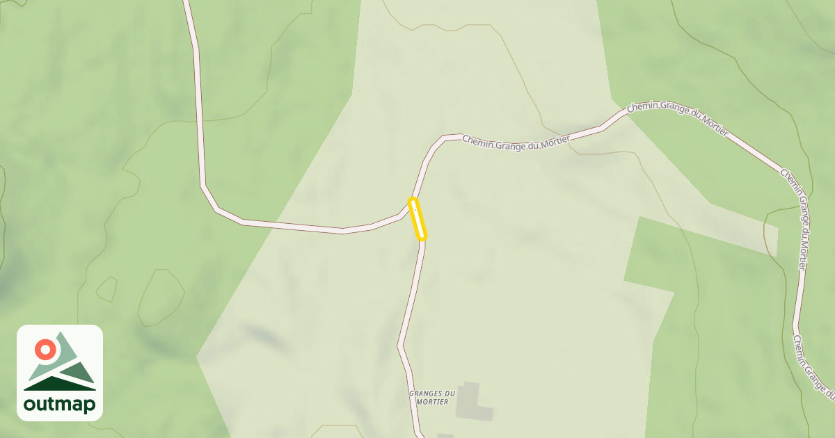 Map of Chemin Grange du Mortier