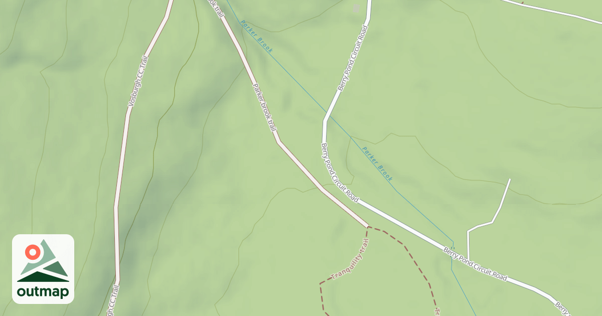 Map of Parker Brook Trail
