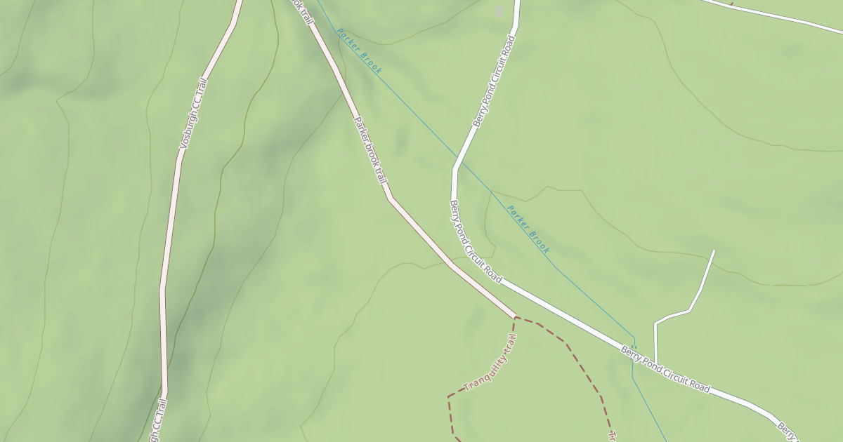 Map preview of Parker Brook Trail