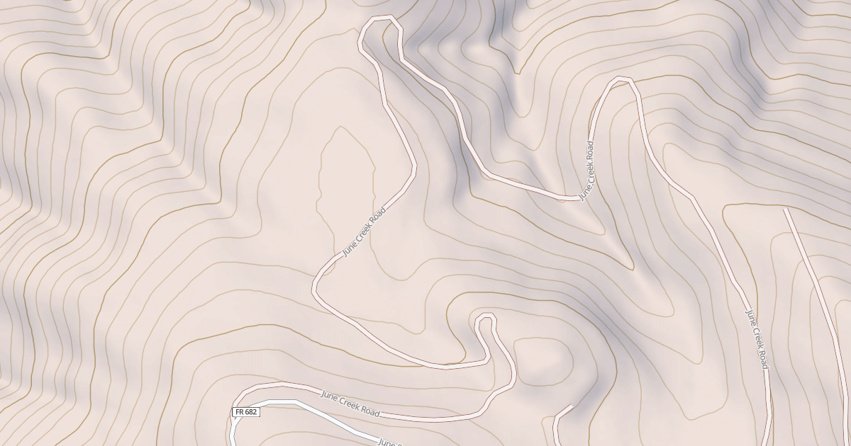 Map preview of JUNE CREEK