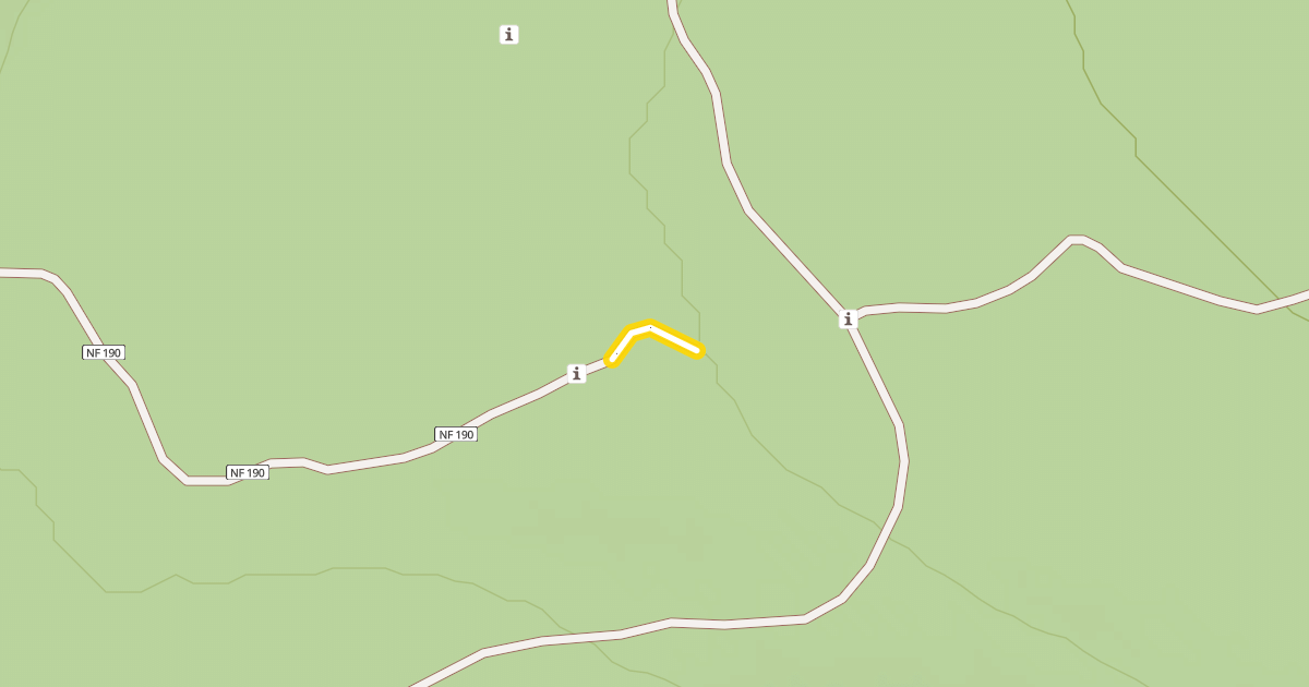 Map preview of Forest Road 4600-190