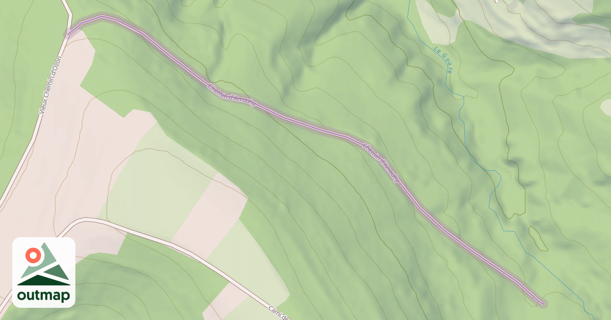 Map of Chemin d'Arrouhy