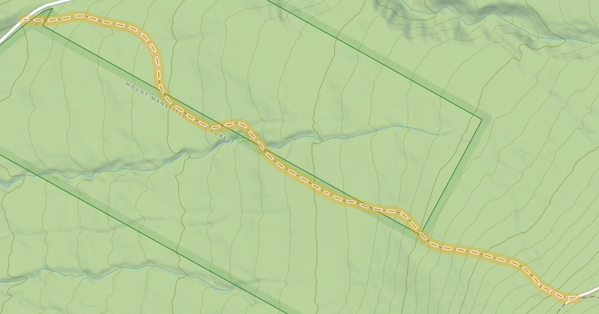 Map preview of Tear Drop Trail