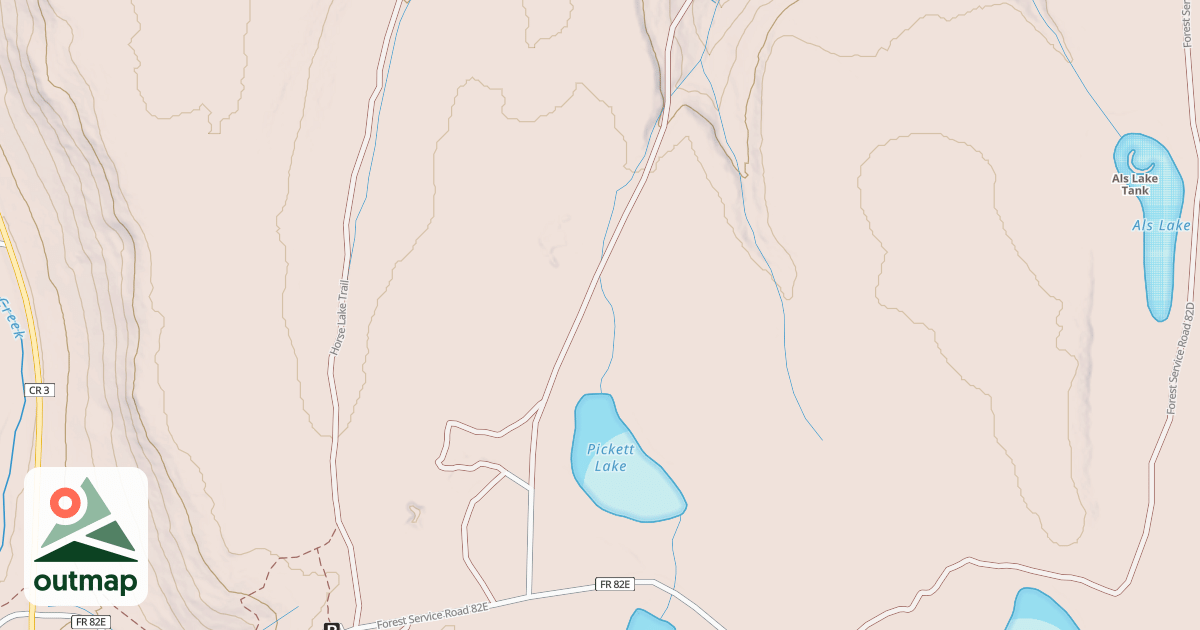 Map of ANDERSON MESA
